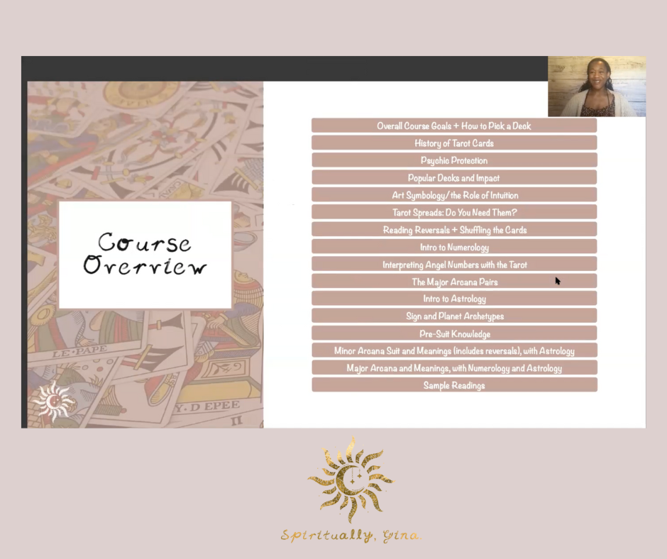 The Secret Language of Tarot by Spiritually, Gina