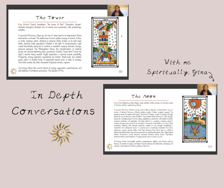 The Secret Language of Tarot by Spiritually, Gina