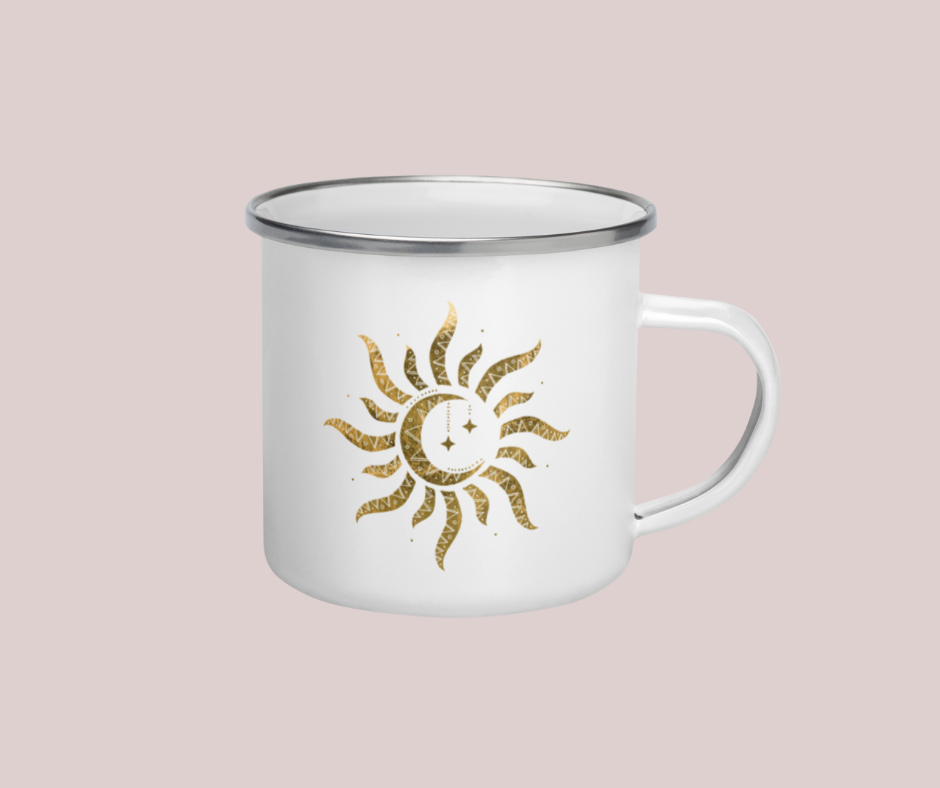 Spiritually, Gina Enamel Mug