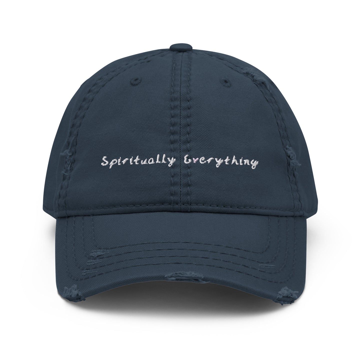 Spiritually, Everything Distressed Dad Hat