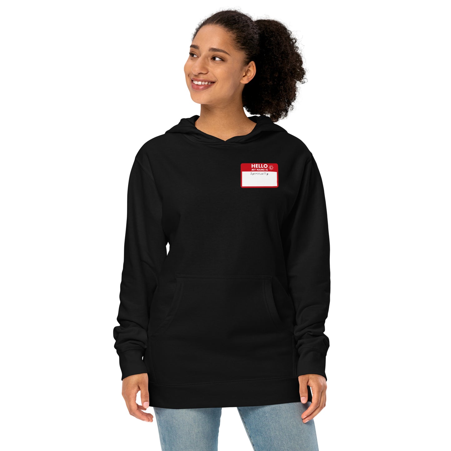 My Name is Spiritually, Name Tag Hoodie